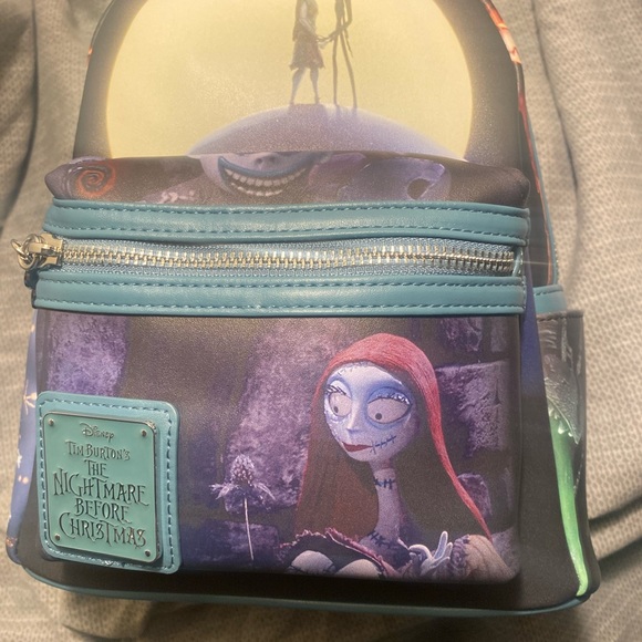 Brand New WT Nightmare Before Christmas Loungefly Mini Backpack - Picture 2 of 6